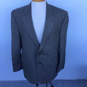Lauren Ralph Lauren Green Label Houndstooth Silk and Wool Blend Blazer Canada
